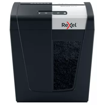 Rexel Secure MC6 Whisper-Shred skartovačka mikrovýrez P5, mikrovýrez, 2 x 15 mm, 18 l, 175 listov, 55 dB, tlačidlá