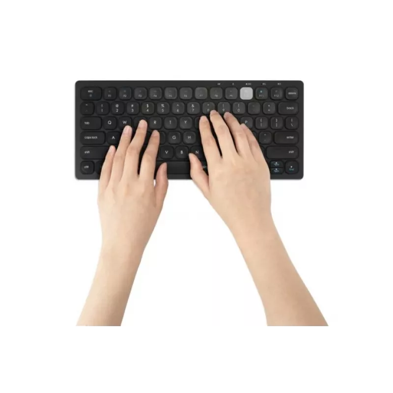 Kensington Dual Wireless Compact klávesnica - PN, mini, bezdrôtová, Bluetooth, QWERTY, čierna
