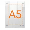 Nobo Premium Plus A5 číry akrylový nástenný rám na plagát