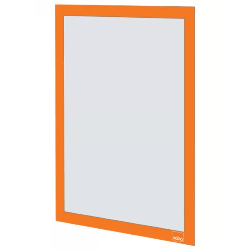 Nobo samolepiaci magnetický držiak na plagát A4, oranžový