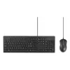 Kensington K75452CH, káblová, USB, membránová, QWERTZ, čierna, myš súčasťou balenia