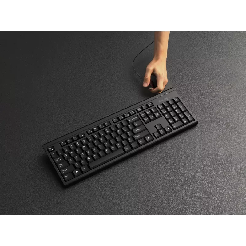 Kensington K75560BE, bezdrôtová, RF Wireless + Bluetooth, membránová, AZERTY, čierna, myš súčasťou balenia