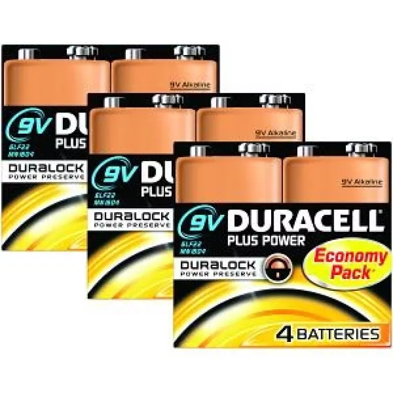 Duracell Plus Power 9V jednorazová batéria alkalická