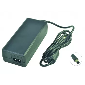 2-Power napájací adaptér 19.5V 4.62A 90W vrátane napájacieho kábla, 19.5 V, Dell Latitude D600, čierny, 57 mm, 131 mm, 32 mm
