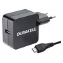 Duracell 2.4A nabíjačka pre telefón/tablet, interiér, AC, 5 V, 2,4 A, čierna