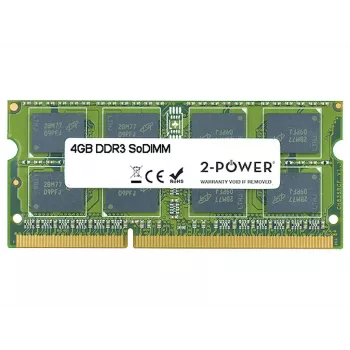 2-Power 4GB DDR3 1333MHz SoDIMM pamäť, 4 GB, 1 x 4 GB, DDR3, 1333 MHz, 204-pin SO-DIMM, zelená