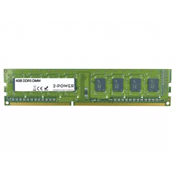 2-Power 4GB DDR3 1333MHz DIMM pamäť, 4 GB, 1 x 4 GB, DDR3, 1333 MHz, 240-pin DIMM, zelená