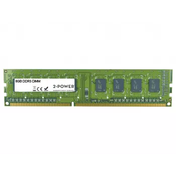 2-Power 8 GB MultiSpeed 1066/1333/1600 MHz DIMM pamäť, 8 GB, 1 x 8 GB, DDR3, 1600 MHz, 240-pin DIMM, zelená
