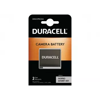Duracell batéria do fotoaparátu – náhrada batérie GoPro Hero 4, GoPro, 1160 mAh, 3,8 V, lithium-iónová (Li-Ion)