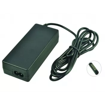 2-Power AC adaptér 12V 45W vrátane napájacieho kábla, interiér, 110-240 V, 45 W, 12 V, 3,6 A, čierny
