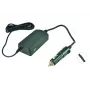 2-Power DC auto adaptér 12V 3A 36W, 12 V, 36 W, 12 V, 3 A, čierny, zelený, 51 mm