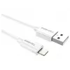 Duracell Sync/Charge kábel 1 Metre White, 1 m, USB A, Lightning, 2.0, biely