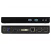 2-Power USB 3.0 Dual Display dokovacia stanica, dokovanie, 3,5 mm, USB Type-A, USB Type-B, 10,100,1000 Mbit/s, čierna, 5 Gbit/s