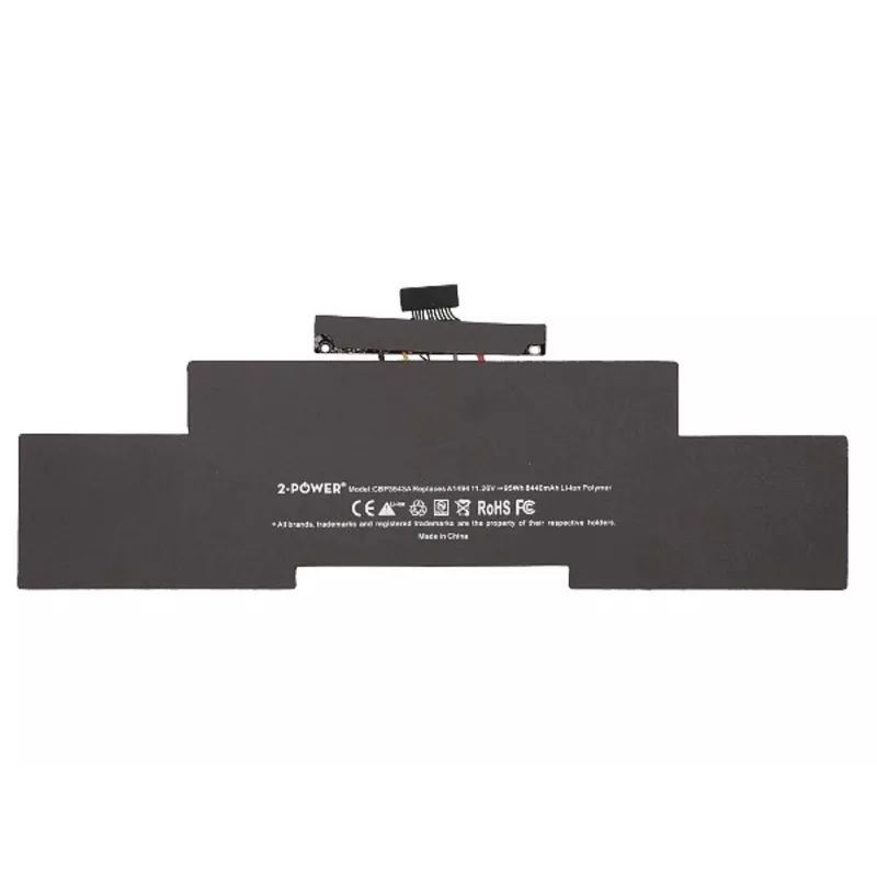2-Power 11,26 V 8400 mAh Li-Polymer batéria do notebooku, batéria, Apple MacBook Pro 15 inch A1398 Late 2013 (EMC2674, EMC2745), Mid 2014 (EMC 2876, EMC2861)