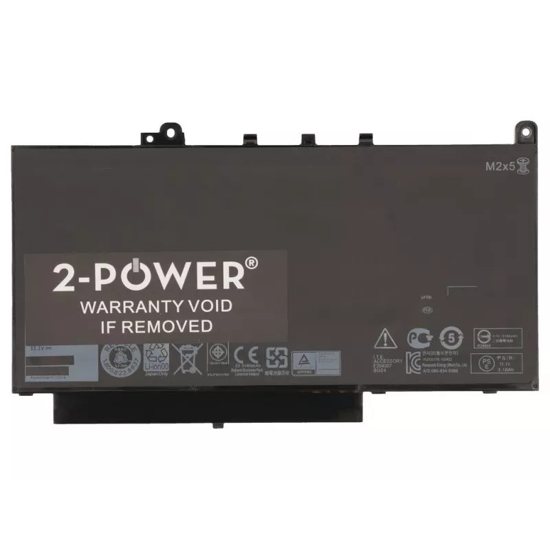 2-Power 11,1 V 37 Wh (3 články) Li-Polymer batéria do notebooku, batéria