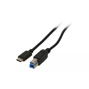 2-Power CAB5014A USB kábel 1 m USB-C USB-B čierny