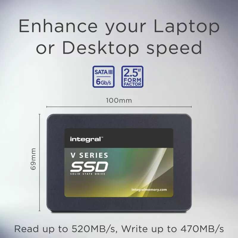 Integral 480GB SSD 2,5 palca SATA 3 R-520MB/s W-470MB/s TBW 150 V SERIES 2
