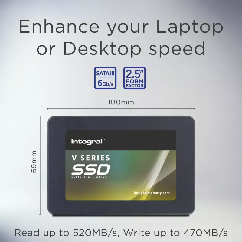 Integral 1 TB – 1000 GB SSD 2,5 palca SATA III R-520 MB/s W-470 MB/s TBW 300 V SERIES 2