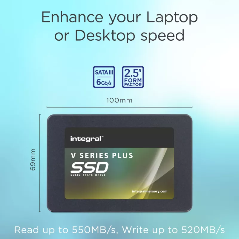 Integral 512GB SSD 2,5 palca SATA 3 R-550MB/s W-520MB/s TBW 150 V SERIES 2 PLUS
