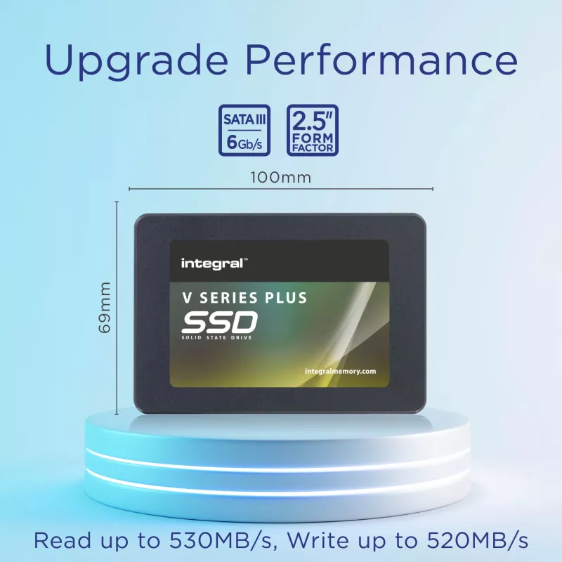 Integral 1TB - 1024GB SSD 2,5 palca SATA 3 R-550MB/s W-520MB/s TBW 300 V SERIES 2 PLUS