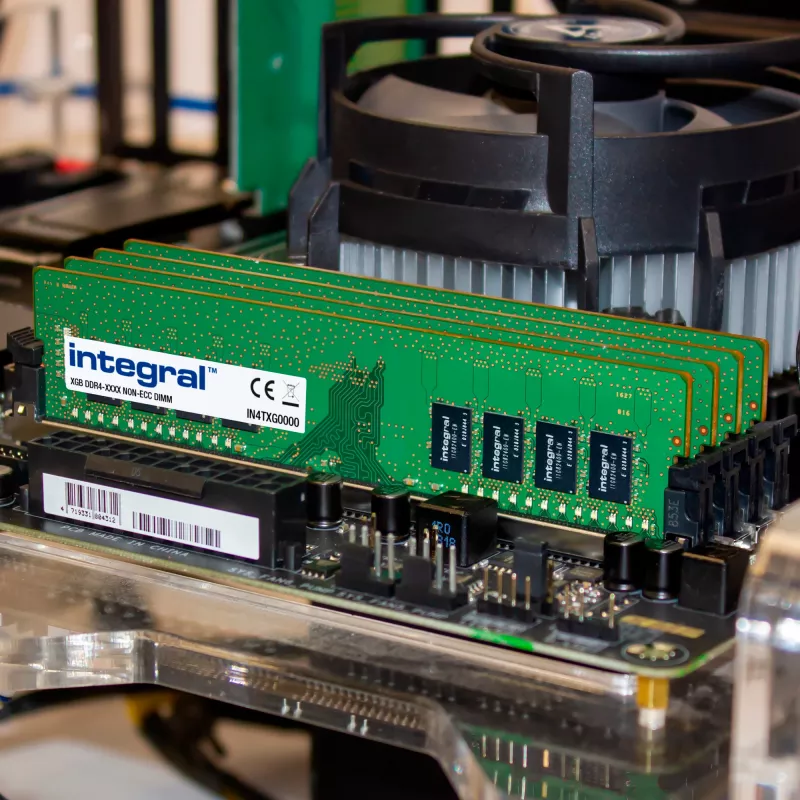 Integral 32GB PC RAM MODUL DDR4 3200MHZ PC4-25600 UNBUFFERED NON-ECC DIMM 1.2V 2GX8 CL22