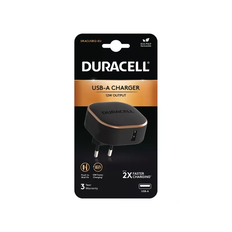 Duracell DRACUSB12-EU mobilná nabíjačka čierna
