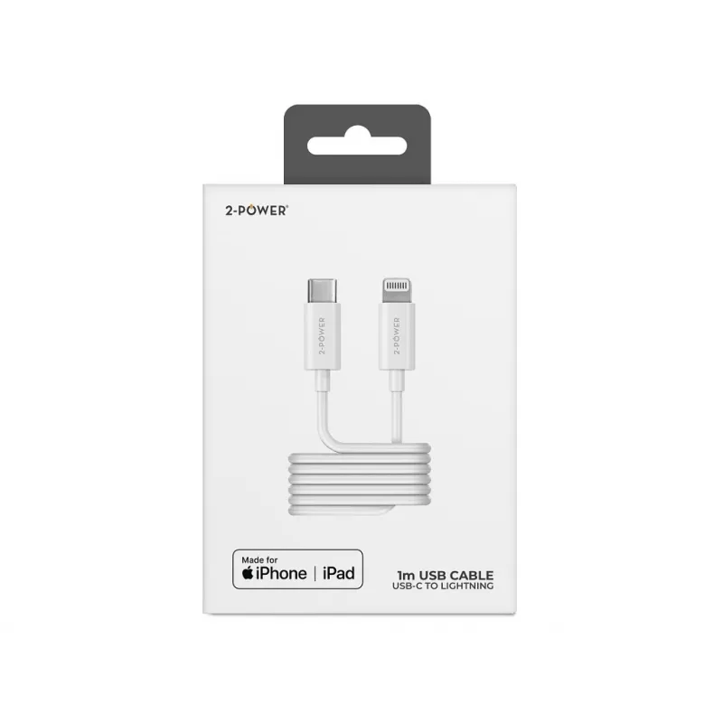 2-Power 2PUC1M03W nabíjačka pre mobilné zariadenia biela
