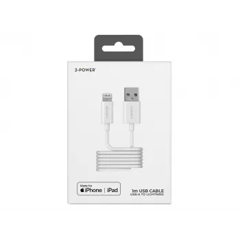 2-Power 2PUC1M02W nabíjačka pre mobilné zariadenia biela