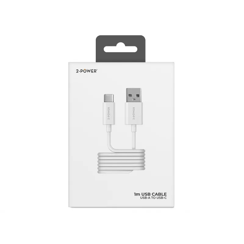 2-Power 2PUC1M01W nabíjačka pre mobilné zariadenia biela