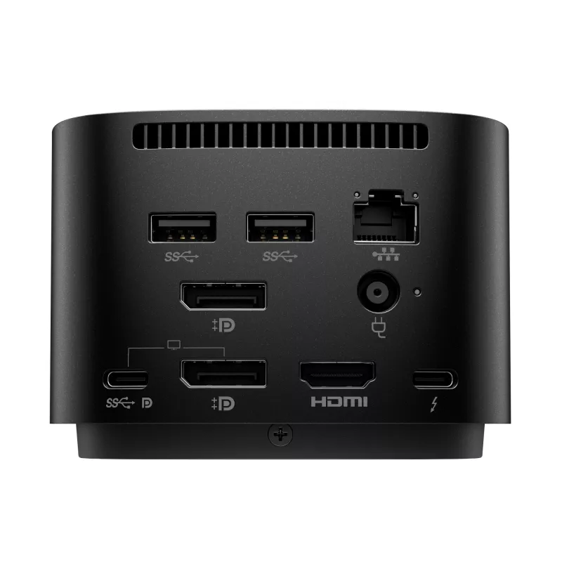 HP Thunderbolt Dock 120W G4, káblový, Thunderbolt 4, čierna, Kensington, Čína, Thajsko, Taiwan, Business