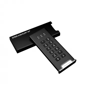 iStorage diskAshur M² SSD 240 GB | Bezpečný prenosný solid-state disk | FIPS 140-3 Level 3 kompatibilný | Common Criteria EAL 5+ | Nezávislý od operačného systému a platformy | GDPR-, TAA-kompatibilný | Ochrana pred brute-force útokmi | Odolný proti prachu a vode