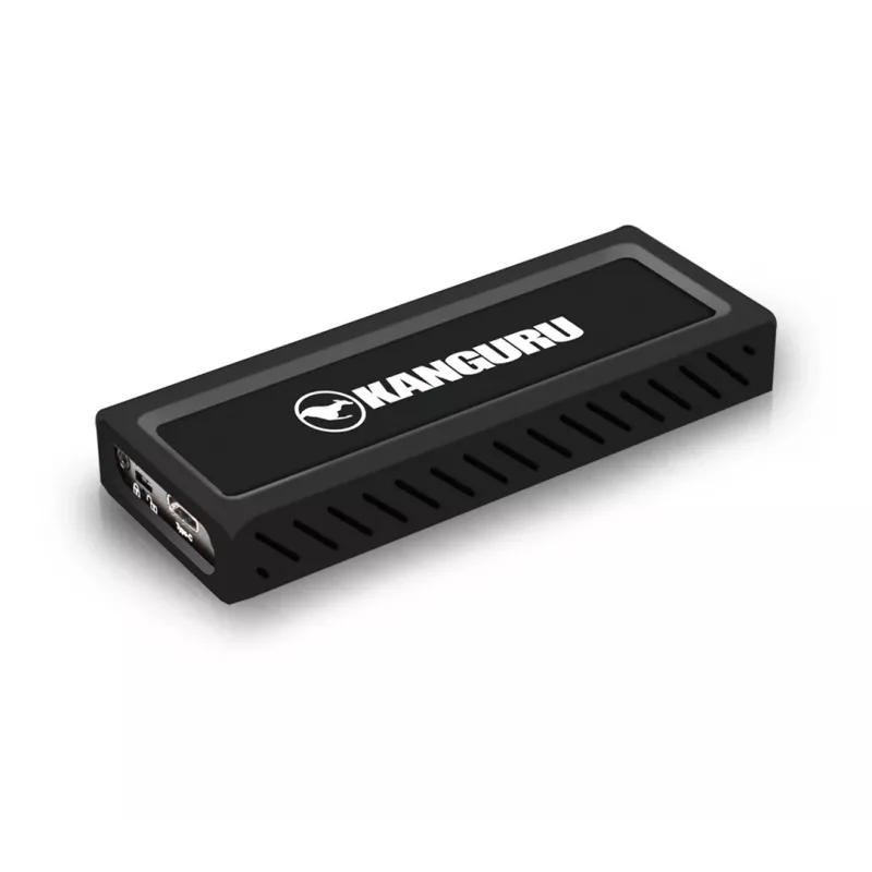 iStorage Kanguru UltraLock Superspeed+ USB-C M.2 NVMe externý SSD 2 TB | Bezpečný prenosný solid-state disk | Fyzický prepínač ochrany proti zápisu | Bezpečný firmvér | TAA-kompatibilný |