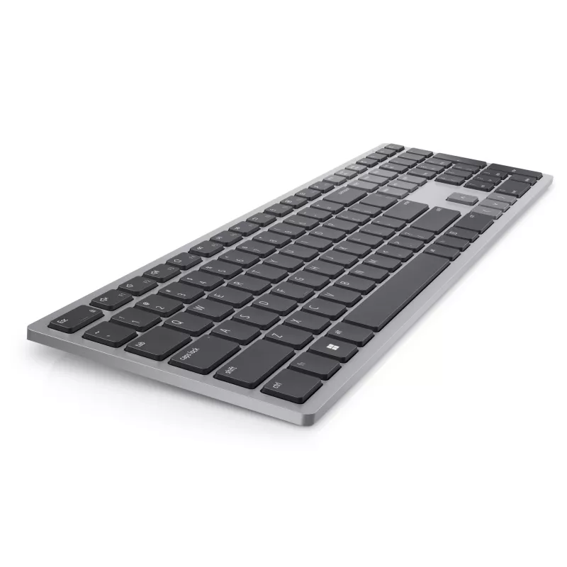 DELL Pro Plus klávesnica – KB700 – belgická (AZERTY), Full-Size (100%), bezdrôtová, RF Wireless + Bluetooth, AZERTY, sivá
