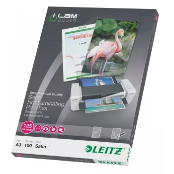 Leitz iLAM matné laminovacie fólie A3, 125 mikrónov, balenie 100 ks