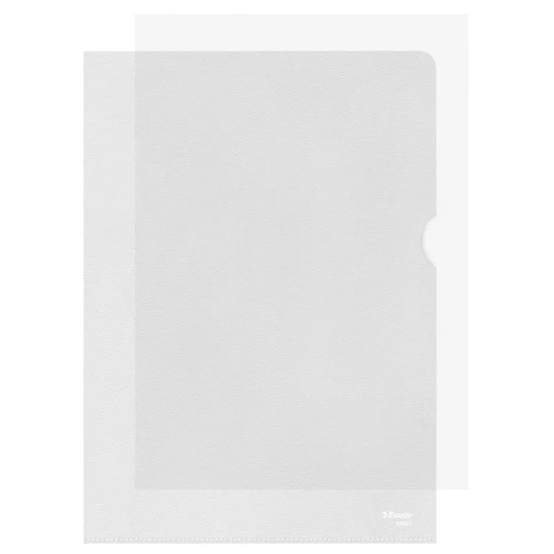 Esselte zakladačka 120my A4, A4, polyvinylchlorid (PVC), transparentná, 220 mm, 307 mm, 1 mm