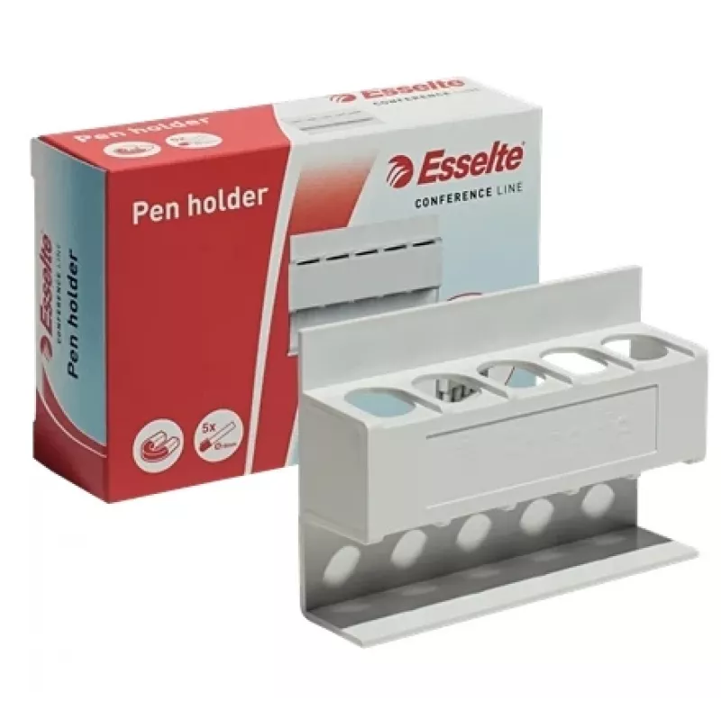 Esselte držiak na perá – na bielu tabuľu, biely, 122 mm, 35 mm, 83 mm, 60 g, 1 ks