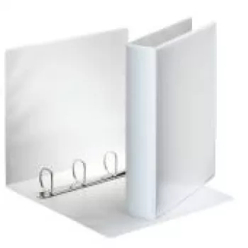 Esselte Panorama zakladač FSC® A4 4DR/40 mm, A4, D-krúžok, plast, biela, 390 listov, 4 cm
