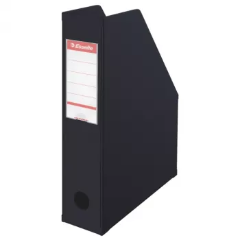 Esselte zásobník na časopisy Vivida A4/70 mm, čierna, polyvinylchlorid (PVC), A4, 270 g