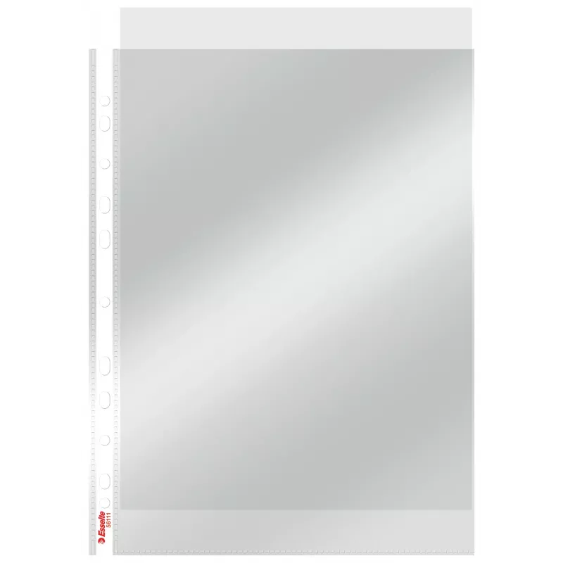 Esselte Pocket 75my A4, 210 x 297 mm (A4), priehľadný, polypropylén (PP), na výšku, hore, 0,075 mm