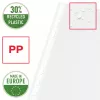 Esselte kvalitná priehľadná fólia A5, 30 % recyklovaný plast (pre-consumer)