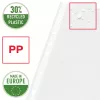Esselte kvalitná priehľadná fólia A4 otvorená vľavo, 30 % pre-consumer recyklovaný plast