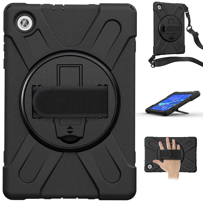 eSTUFF AUSTERN puzdro Defender pre Lenovo TAB M10 FHD Plus – čierna