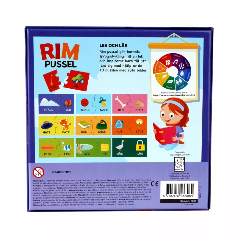 Barbo Toys Puzzle Pädagoge spoločenská hra