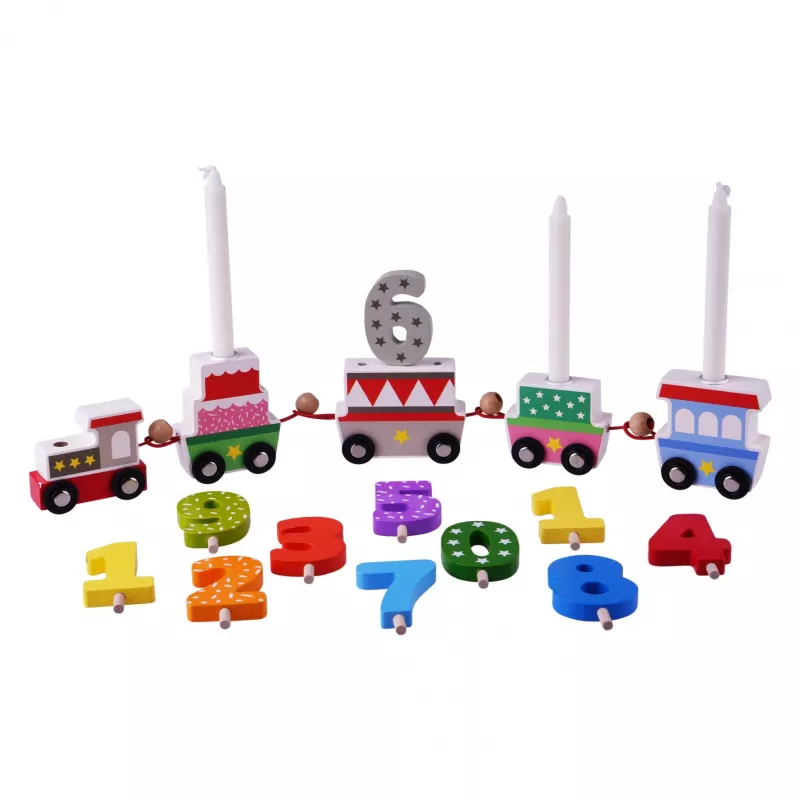 Barbo Toys 6098 párty hra/hračka narodeninový vláčik