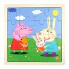 Barbo Toys 9033 puzzle drevené puzzle 16-dielne kreslené