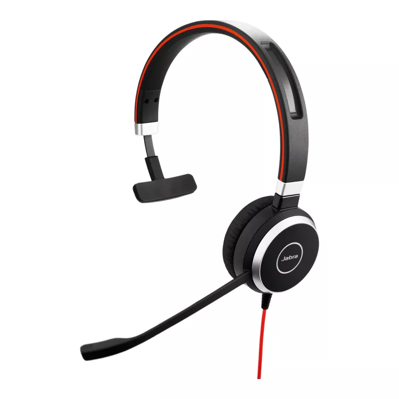 Jabra Evolve 40 MS, mono, USB-C, káblový, kancelária/call centrum, 20 - 20000 Hz, 142,5 g, headset, čierna