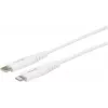 eSTUFF ES602101 Lightning kábel 1 m biely
