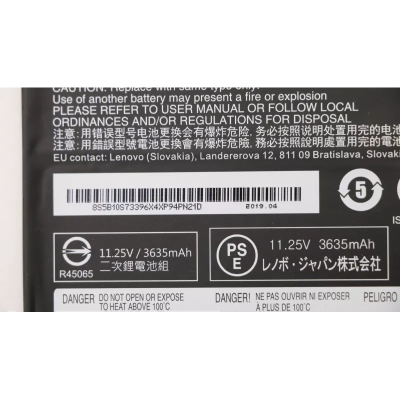 Batéria Lenovo 42Wh lítium-iónová 5B10S73396 — interný náhradný diel notebooku, kapacita 42 Wh