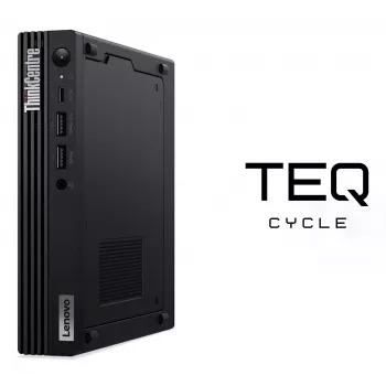 Teqcycle Lenovo ThinkCentre M80q Intel® Core™ i5 i5-10500T 16 GB DDR4-SDRAM 256 GB SSD Windows 11 Pro Mini-PC čierny
