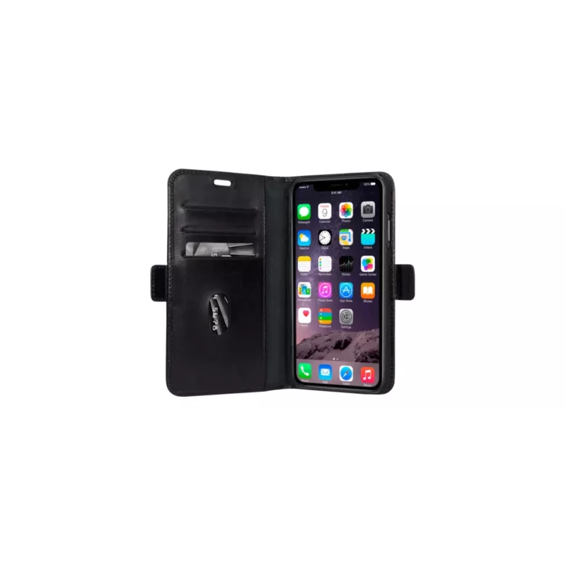 Folio puzdro dbramante1928 iPhone Xs Max čierna stojan na stôl